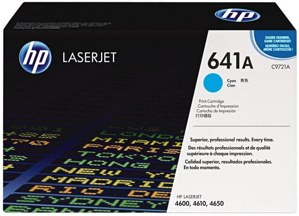Hewlett-Packard - Cyan Toner Cartridge - Use with HP Color LaserJet 4600, 4650 - Exact Tooling