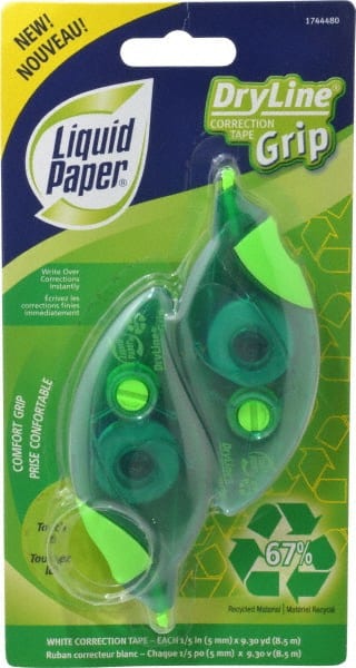 Paper Mate - 0.17" x 335" Recycled Grip Correction Tape - Exact Tooling