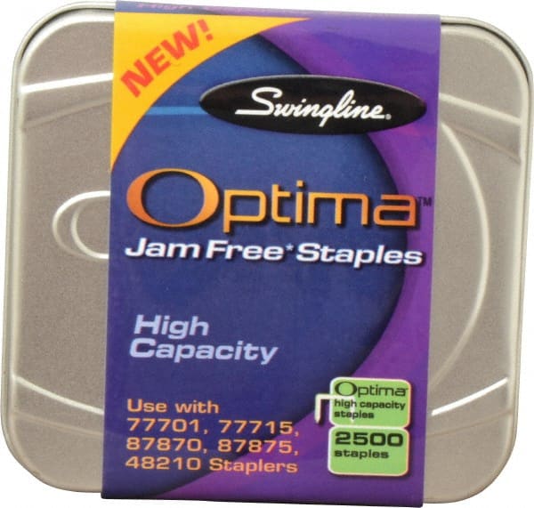 Swingline - 3/8" Leg Length, Galvanized/Low-Carbon Steel High Capacity Staples - 70 Sheet Capacity, For Use with 125 Full Strip Swinglines 77701 & 77715 - Exact Tooling