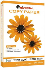 UNIVERSAL - 8-1/2" x 14" White Copy Paper - Use with Laser Printers, Copiers, Plain Paper Fax Machines - Exact Tooling