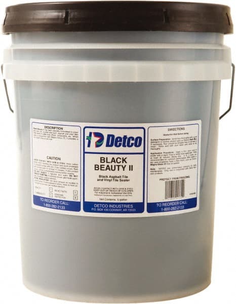 Detco - 5 Gal Pail Finish - Use on Resilient Flooring - Exact Tooling