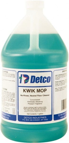 Detco - 1 Gal Bottle Cleaner - Use on Resilient Flooring - Exact Tooling