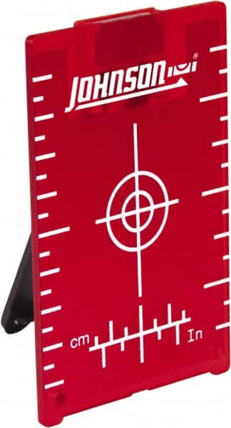 Johnson Level & Tool - Laser Level Magnetic Floor Target - Use With Laser Levels - Exact Tooling