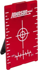 Johnson Level & Tool - Laser Level Magnetic Floor Target - Use With Laser Levels - Exact Tooling