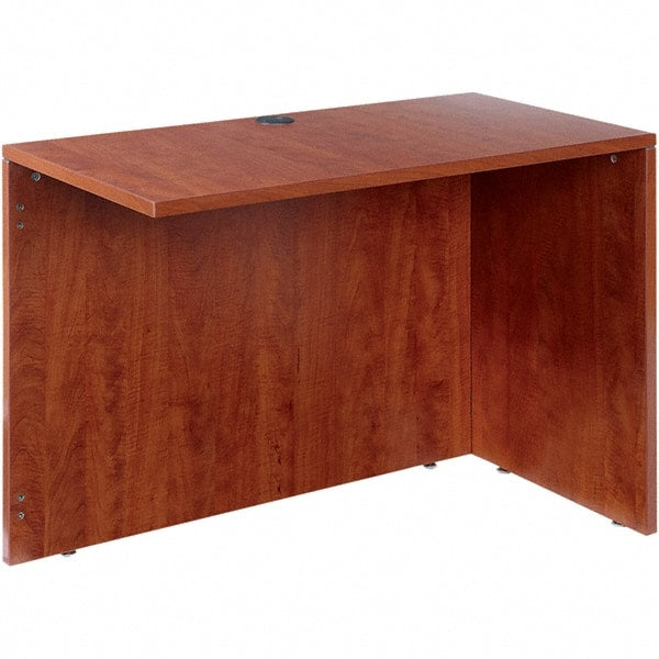 ALERA - Woodgrain Laminate Return/Bridge Shell Desk - 42" Wide x 23-5/8" Deep x 29-5/8" High, Medium Cherry - Exact Tooling