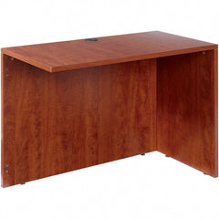 ALERA - Woodgrain Laminate Return/Bridge Shell Desk - 42" Wide x 23-5/8" Deep x 29-5/8" High, Medium Cherry - Exact Tooling