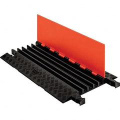 Checkers - On Floor Cable Covers Cover Material: Polyurethane Number of Channels: 5 - Exact Tooling