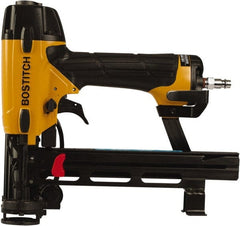 Stanley Bostitch - 5/16" Crown, 18 Gauge, 160 Staple Capacity Power Stapler - 1/4" Inlet, 70 to 100 psi Air Pressure, - Exact Tooling