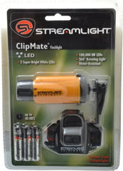 Streamlight - Green, White LED Bulb, 27 Lumens, Hands-free Flashlight - Yellow Plastic Body, 3 AAA Alkaline Batteries Included - Exact Tooling