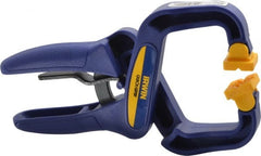Irwin - 2" Jaw Opening Capacity, 2" Throat Depth, Spring Clamp - 50 Lb Clamping Pressure, 7-1/2" OAL - Exact Tooling
