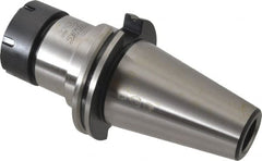 Parlec - 3mm to 30mm Capacity, 4.12" Projection, CAT50 Taper Shank, ER40 Collet Chuck - 8.12" OAL - Exact Tooling