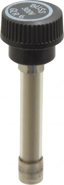 Cooper Bussmann - 300 VAC, 6 Amp, Fast-Acting Size Rejecting/NonRejecting Fuse - Fuse Holder Mount, 2-1/4" OAL, 10 at AC kA Rating, 15.9mm Diam - Exact Tooling