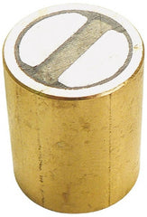 Mag-Mate - 25mm Diam, 3mm High, 22.05 Lb Average Pull Force, Samarium Cobalt Rare Earth Pot Magnet - Unfinished, Aluminum Insulated - Exact Tooling