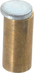 Mag-Mate - 1mm Diam, 2mm High, 2.2 Lb Average Pull Force, Samarium Cobalt Rare Earth Pot Magnet - Unfinished, Aluminum Insulated - Exact Tooling