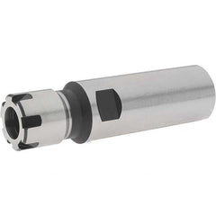 Iscar - 0.5mm to 10mm Capacity, 28mm Projection, Straight Shank, ER16 Collet Chuck - 93mm OAL, 25mm Shank Diam - Exact Tooling