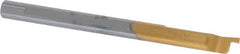 Carmex - 0.04" Groove Width, 0.2" Min Hole Diam, 0.59" Max Hole Depth, Face Grooving Tool - 0.06" Projection, 2" OAL, Solid Carbide, TiN Finish - Exact Tooling