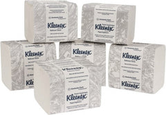 Kleenex - 4-1/2" Sheet Width, Single Sheet Pack Toilet Tissue - 250 Sheets per Roll, 2 Ply, White, Recycled Fiber - Exact Tooling