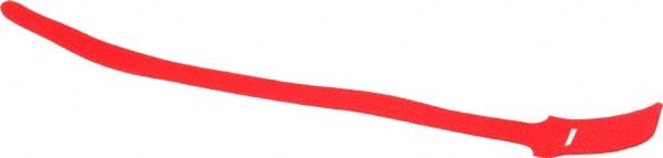 SpeedTech - 15" Long Red Nylon & Polyethylene Hook & Loop Strap - 50 Lb Tensile Strength - Exact Tooling