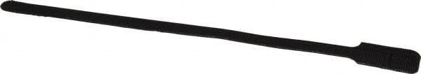 SpeedTech - 11" Long Black Nylon & Polyethylene Hook & Loop Strap - 40 Lb Tensile Strength - Exact Tooling