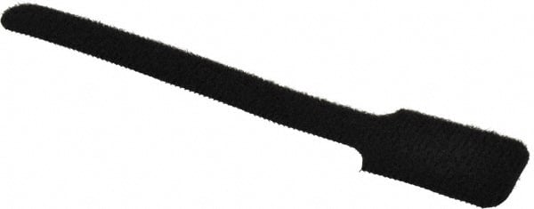 SpeedTech - 6" Long Black Nylon & Polyethylene Hook & Loop Strap - 40 Lb Tensile Strength - Exact Tooling