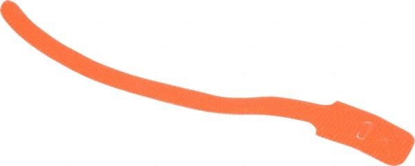 SpeedTech - 8" Long Orange Nylon & Polyethylene Hook & Loop Strap - 40 Lb Tensile Strength - Exact Tooling