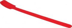 SpeedTech - 8" Long Red Nylon & Polyethylene Hook & Loop Strap - 40 Lb Tensile Strength - Exact Tooling