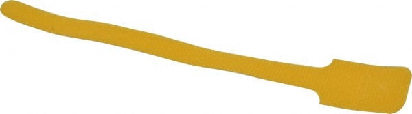 SpeedTech - 8" Long Yellow Nylon & Polyethylene Hook & Loop Strap - 40 Lb Tensile Strength - Exact Tooling