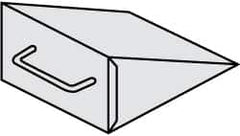 NMC - 10" Wide x 6" High x 8" Deep, Steel Wheel Chock - Exact Tooling