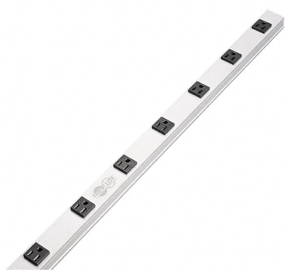 Tripp-Lite - 12 Outlets, 120 Volts, 15 Amps, 15' Cord, Power Outlet Strip - Raceway Mount, 5-15P NEMA Configuration, 36" Strip, cUL Listed, UL1363 - Exact Tooling