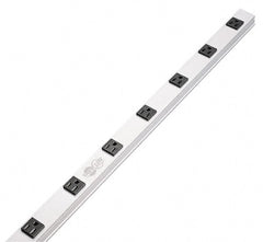 Tripp-Lite - 12 Outlets, 120 Volts, 15 Amps, 15' Cord, Power Outlet Strip - Raceway Mount, 5-15P NEMA Configuration, 36" Strip, cUL Listed, UL1363 - Exact Tooling