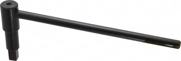 Interstate - 10" Chuck Diam Compatibility, Lathe Chuck Key - 4" Body Length, 1/2" Actual Key Square Size - Exact Tooling
