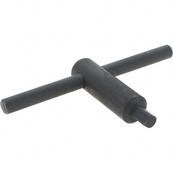 Interstate - 4" Chuck Diam Compatibility, Lathe Chuck Key - 3-1/8" Body Length, 1/4" Actual Key Square Size - Exact Tooling