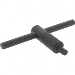 Interstate - 4" Chuck Diam Compatibility, Lathe Chuck Key - 3-1/8" Body Length, 1/4" Actual Key Square Size - Exact Tooling