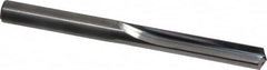 Kennametal - 5/16", 130° Point, Solid Carbide Straight Flute Drill Bit - Exact Tooling