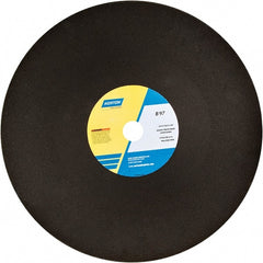 Norton - 24" Aluminum Oxide Cutoff Wheel - 7/32" Thick, 1-3/4" Arbor - Exact Tooling