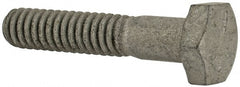 Armor Coat - 1/4-20 UNC, 1-1/4" Length Under Head Hex Head Cap Screw - Partially Threaded, Grade 8 Steel, 7/16" Hex - Exact Tooling