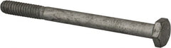 Armor Coat - 1/4-20 UNC, 3" Length Under Head Hex Head Cap Screw - Partially Threaded, Grade 8 Steel, 7/16" Hex - Exact Tooling