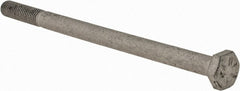 Armor Coat - 1/4-28 UNF, 4" Length Under Head Hex Head Cap Screw - Partially Threaded, Grade 8 Steel, 7/16" Hex - Exact Tooling