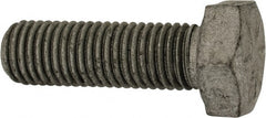 Armor Coat - 5/16-24 UNF, 1" Length Under Head Hex Head Cap Screw - Fully Threaded, Grade 8 Steel, 1/2" Hex - Exact Tooling