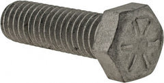 Armor Coat - 3/8-16 UNC, 1-1/4" Length Under Head Hex Head Cap Screw - Fully Threaded, Grade 8 Steel, 9/16" Hex - Exact Tooling