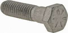 Armor Coat - 3/8-16 UNC, 1-1/2" Length Under Head Hex Head Cap Screw - Partially Threaded, Grade 8 Steel, 9/16" Hex - Exact Tooling
