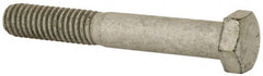 Armor Coat - 3/8-16 UNC, 2-1/2" Length Under Head Hex Head Cap Screw - Partially Threaded, Grade 8 Steel, 9/16" Hex - Exact Tooling