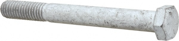 Armor Coat - 3/8-16 UNC, 3-1/4" Length Under Head Hex Head Cap Screw - Partially Threaded, Grade 8 Steel, 9/16" Hex - Exact Tooling