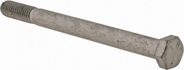 Armor Coat - 3/8-16 UNC, 4-1/2" Length Under Head Hex Head Cap Screw - Partially Threaded, Grade 8 Steel, 9/16" Hex - Exact Tooling