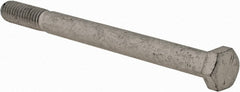 Armor Coat - 3/8-16 UNC, 4-1/2" Length Under Head Hex Head Cap Screw - Partially Threaded, Grade 8 Steel, 9/16" Hex - Exact Tooling