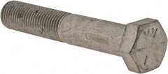 Armor Coat - 3/8-24 UNF, 2-1/4" Length Under Head Hex Head Cap Screw - Partially Threaded, Grade 8 Steel, 9/16" Hex - Exact Tooling