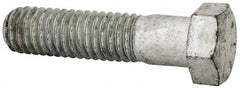 Armor Coat - 7/16-14 UNC, 1-3/4" Length Under Head Hex Head Cap Screw - Partially Threaded, Grade 8 Steel, 5/8" Hex - Exact Tooling