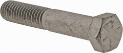 Armor Coat - 7/16-14 UNC, 2-1/2" Length Under Head Hex Head Cap Screw - Partially Threaded, Grade 8 Steel, 5/8" Hex - Exact Tooling