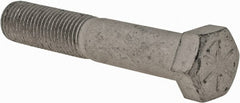 Armor Coat - 7/16-20 UNF, 2-1/2" Length Under Head Hex Head Cap Screw - Partially Threaded, Grade 8 Steel, 5/8" Hex - Exact Tooling