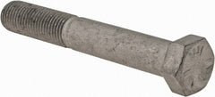 Armor Coat - 7/16-20 UNF, 3" Length Under Head Hex Head Cap Screw - Partially Threaded, Grade 8 Steel, 5/8" Hex - Exact Tooling